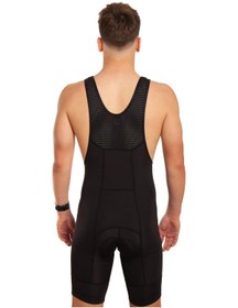 Resim Jordanred Siyah, Airmesh Pedli :: Askılı Kısa Bisiklet Taytı 