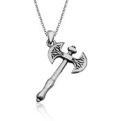 Resim Silver Axe Men's Necklace 