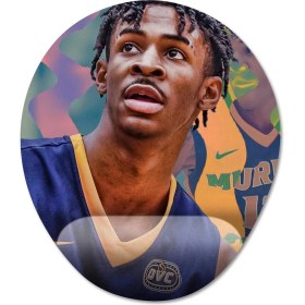 Resim Pixxa Ja Morant - Nba Bilek Destekli Mousepad Model - 3 Oval 
