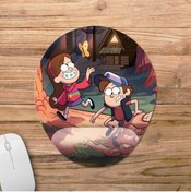 Resim Pixxa Gravity Falls / Esrarengiz Kasaba Bilek Destekli Mousepad Model - 2 Oval 