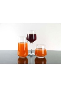 Resim Plt Design Lal 18 Parça Meşrubat-su Bardak Seti 