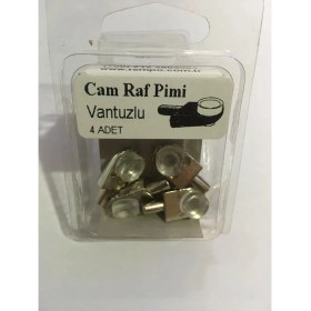 Resim Tempo Cam Raf Pimi Vantuslu Krom 4 Adet 