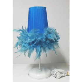 Resim Tüylü Erkek Kız Çocuk Odası Yatak Odası Abajuru Renk Seçenekli 