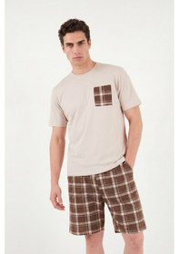 Resim Buratti Erkek Pijama Takımı 6572021 Bej 