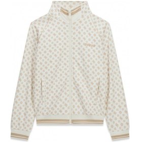 Resim Guess Aggie Tam Fermuarlı Kadın Krem Sweatshirt V5yq03kb212-p0or Krem 