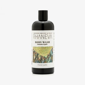 Resim Hassas Ciltler için Sülfatsız Aromaterapik Duş Jeli, Organik ve Vegan Sertifikalı, 400 ml | RHANEVA 