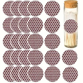 Resim 21 Adet Yuvarlak Çıkartma Stickerları, Kendinden Yapışkanlı Çıkartma Kağıdı, Kendinden Yapışkanlı Petek Çıkartma Kağıdı, Önceden Kesilmiş Kendinden Yapışkanlı Çıkartma Pedleri, Mum Kavanozları için Yapışkanlı Ped, Mum Çıkartmaları, Mum Aksesuarları 