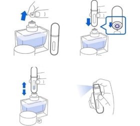 Resim İtc Store Sprey Şişesi Cep Parfüm Dezenfektan Şişesi 5ml 