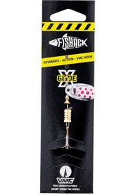 Resim Döner Kaşık - Fishack Glidex - Silver Red - 5g - No:2 