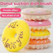 Resim 5 Parça Set: 4 Adet Donut Sünger ve 1 Temizlik Pedi, Çok Amaçlı Mutfak Bulaşık Süngeri – Tencere, Ocak ve Tezgahlar İçin Çizik Yapmayan, Günlük Temizlik Aracı – Leke Karşıtı Güçlü, Lavabo ve Pişirme Eşyaları için İdeal Hediye – Noel Hediyesi 