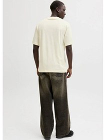 Resim Jack & Jones Jcoclub Erkek Tişört 12289868 Bej 