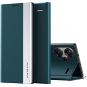 Resim Xiaomi Redmi Note 13 Pro Plus + 5g Cep Telefonu Kılıfı Anti-düşme Pc Kabuk Pu Deri Kapak İçin 