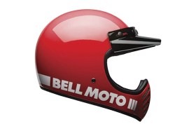 Resim Bell Moto-3 ECE5 Classic kırmızı S enduro motosiklet kaskı 