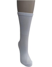 Resim PAMUKLU SOKET KADIN SPOR ÇORABI - BEYAZ Beyaz 