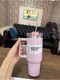 Resim ABAZAR pipetli Quencher H2.0 Flowstat Paslanmaz Çelik Yalıtımlı Bardak 40 Oz 1,18 Lt Orchid 