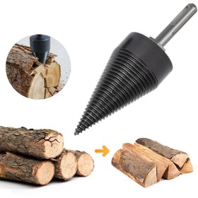 Resim SENBANG Ahşap Şöminelik Odun Kütük Ayırma Yarma Matkap Ucu 49 mm 