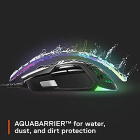 Resim SteelSeries Aerox 5 Gaming Mouse 9 Programlanabilir Tuş IP54 PC/MAC – FPS, MOBA Battle Royale MMOs RPGs Siyah 