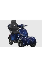 Resim Volta Elektrikli 4 Tekerlekli Moped 1000W Motor Gücü 50 km Menzil 90 kg Taşıma Kapasitesi Lacivert 