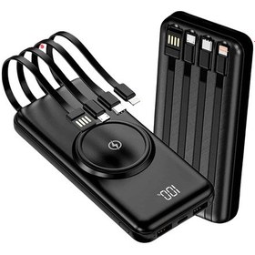 Resim Zenvia Kablosuz Çoklu Şarj Girişli 10.000 Mah Kablolu Powerbank Taşınabilir Znv2026 Çok Renkli 41111872 