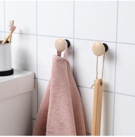 Resim Huş 2 Li Banyo Duvar Askısı MeridyenDukkan Siyah Renk Huş Banyo A Çok Renkli 