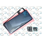 Resim Oppo A15 Full kasa Arka Pil Batarya Kapağı SİYAH 