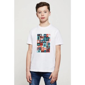 Resim Qivi Riverdale Karma Baskılı Unisex Çocuk Beyaz T-Shirt 