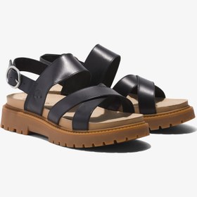 Resim Timberland Clairemont Way Backstrap Kadın Siyah Sandalet 