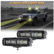 Resim Kosona 6 İnç Suv Led Çalışma Lambası - 80w 8000lm 9-30v Ip68 Amber Işık Tekli 