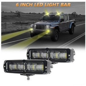 Resim Kosona 6 İnç Suv Led Çalışma Lambası - 80w 8000lm 9-30v Ip68 Amber Işık Tekli 
