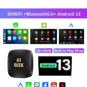 Resim Akıllı Multimedya Kutusu Android 13 16gb Kablosuz Carplay Ai B... 