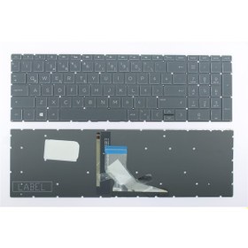 Resim HP Uyumlu Pavilion 15-Dk, 15-Dk0000, 15-Dk1000 Klavye Gaming Tip Led Bac 127140101833 