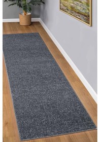 Resim Lüle Halı Düz Renk Kaymaz Taban Yolluk Halı Bnynantrasit1 