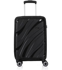 Resim Ççs 5223 Polipropilen 3 Lü Valiz Seti-siyah Siyah 