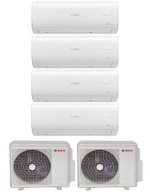 Resim Bosch Multi Split İnverter Klima 84000 Btu Dış (42+42) + 4 İç Ünite 18000 + 18000 + 24000 + 24000 Bt 