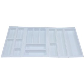 Resim Mutfak, Modüler Kaşıklık Seti, Beyaz, 84 x 48 cm (Enden-Boydan 3,5 cm Kesilebilir) 