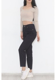 Resim Mokashopin - Boyfriend Kot Pantolon Lacivert - 11917.1431. 001 