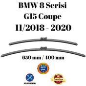 Resim Bmw 8 Serisi G15 Coupe 2018 2019 2020 Uyumlu Ön Cam Silecek Süpürgesi Takımı 650/400mm Silbak Sb2616c 