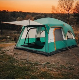 Resim İlkmevsim Keops 8 Kişilik Kamp Çadırı - 420 x 300 x 220 CM Beyaz 