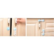 Resim Çocuk Koruma Kilidi - Geçmeli 2 Adet Dolap Kilidi 