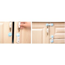 Resim Çocuk Koruma Kilidi - Geçmeli 2 Adet Dolap Kilidi 