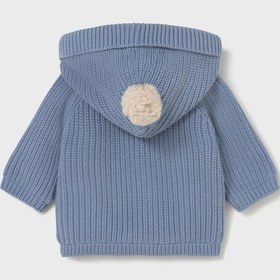 Resim Mayoral Newborn Erkek Bebek Kürk Astarlı Triko Hırka Mavi Mavi 