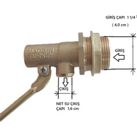Resim TEZELLER Flatör Şamandıra 11/4 Inç Marka Plastik Toplu 
