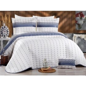 Resim Colors Micro Çift Kişilik Yatak Örtüsü Krem Gri (541555784) 