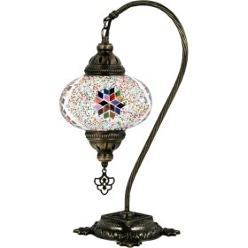 Resim Mosland Home Dekoratif Mozaik Lamba Salon Çocuk Odası Yatak Odası Için Abajur 
