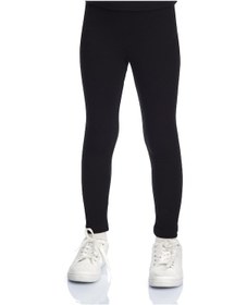 Resim Lovetti Siyah Kız Çocuk Tam Boy Düz Basıc Tayt 5262S001 Siyah 
