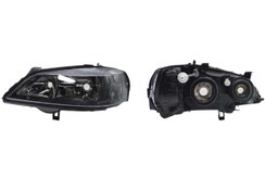 Resim Opel Astra G 1998 ve Sonrası Far Sol Siyah 