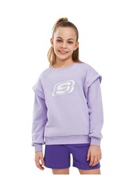 Resim Kız Çocuk Lila Sweatshirt LİLA 