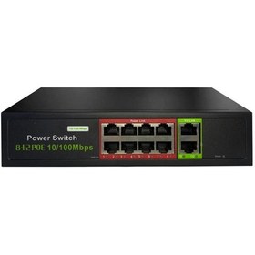 Resim Uranıum Poe-8002 96W 8P.10/100+2P.10/100 RJ45 Poe Switch 