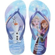 Resim Havaianas Kıds Slım Prıncess Kız Çocuk Parmak Arası Terlik 4123328 0397 Mavi 