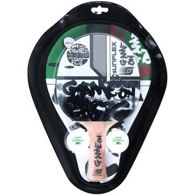 Resim Sunflex Game On Masa Tenisi 1 Raket + Kılıfı + 2 Top Set 